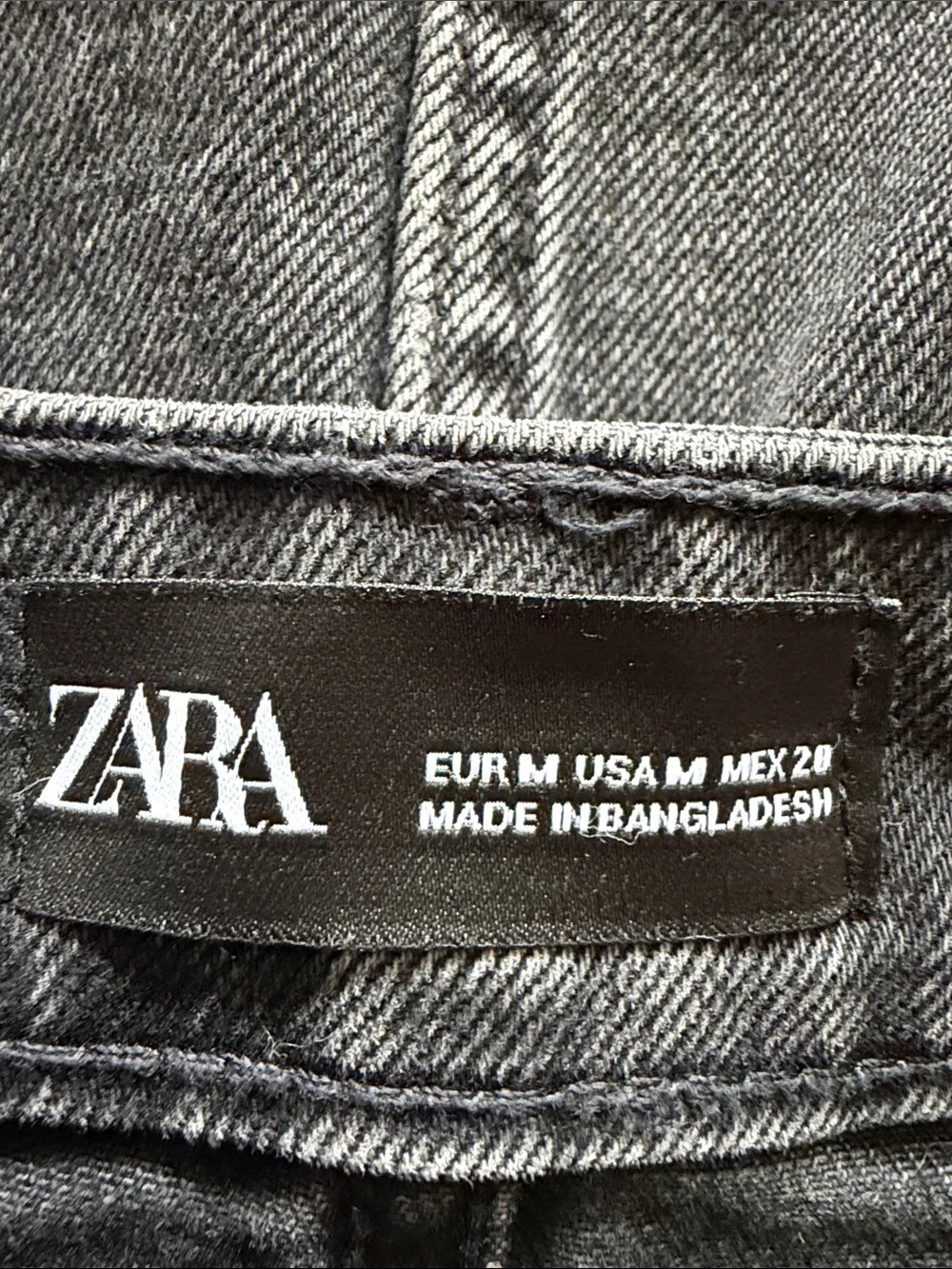 Zara Denim Pencil Skirt